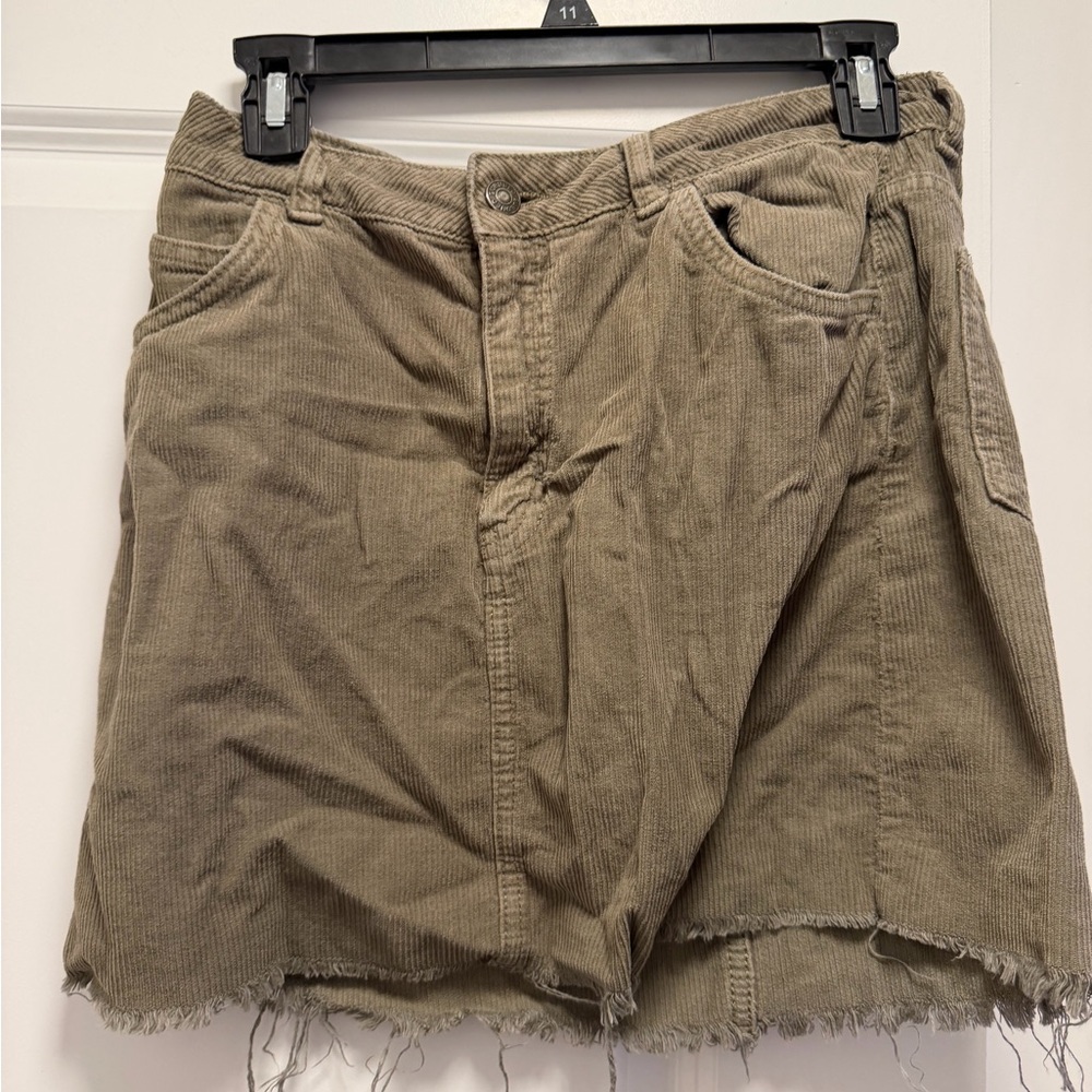 Corduroy skirt